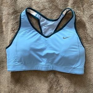 Nike baby blue Dri-fit sports bra, worn twice